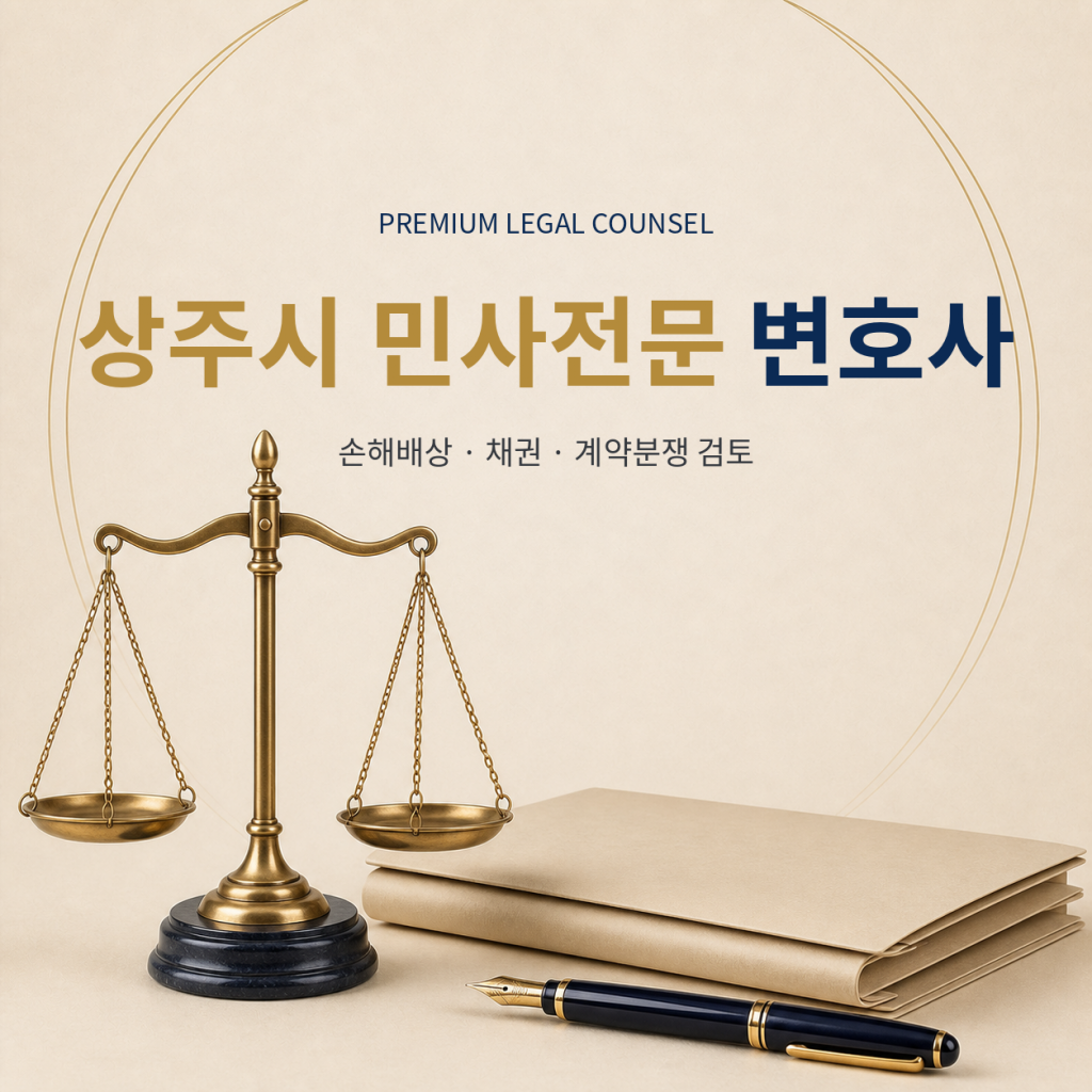 상주시 민사전문 변호사