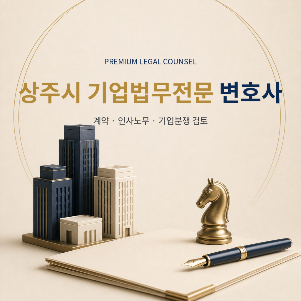 상주시 기업법무전문 변호사